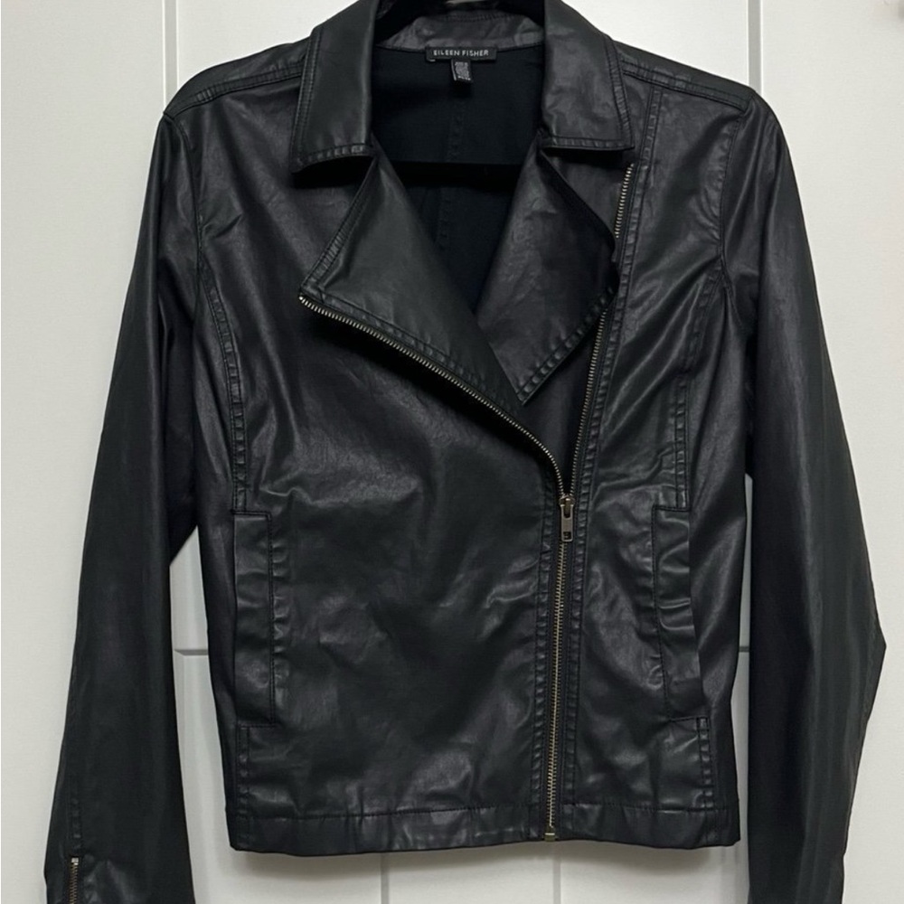 Eileen Fisher Moto Style Jacket - XS